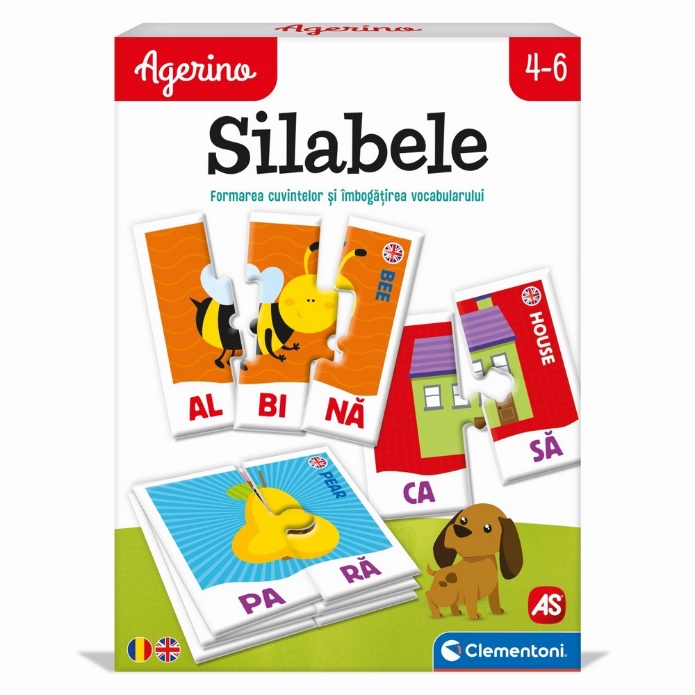 Silabele - Puzzle educativ Agerino - prefata ambalaj