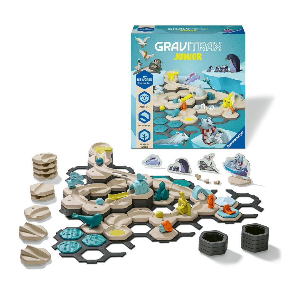 Gravitrax Junior My Ice World set de construire a pistei de mingi