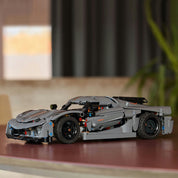 LEGO Technic Koenigsegg Jesko Absolut hipermașină gri 42173