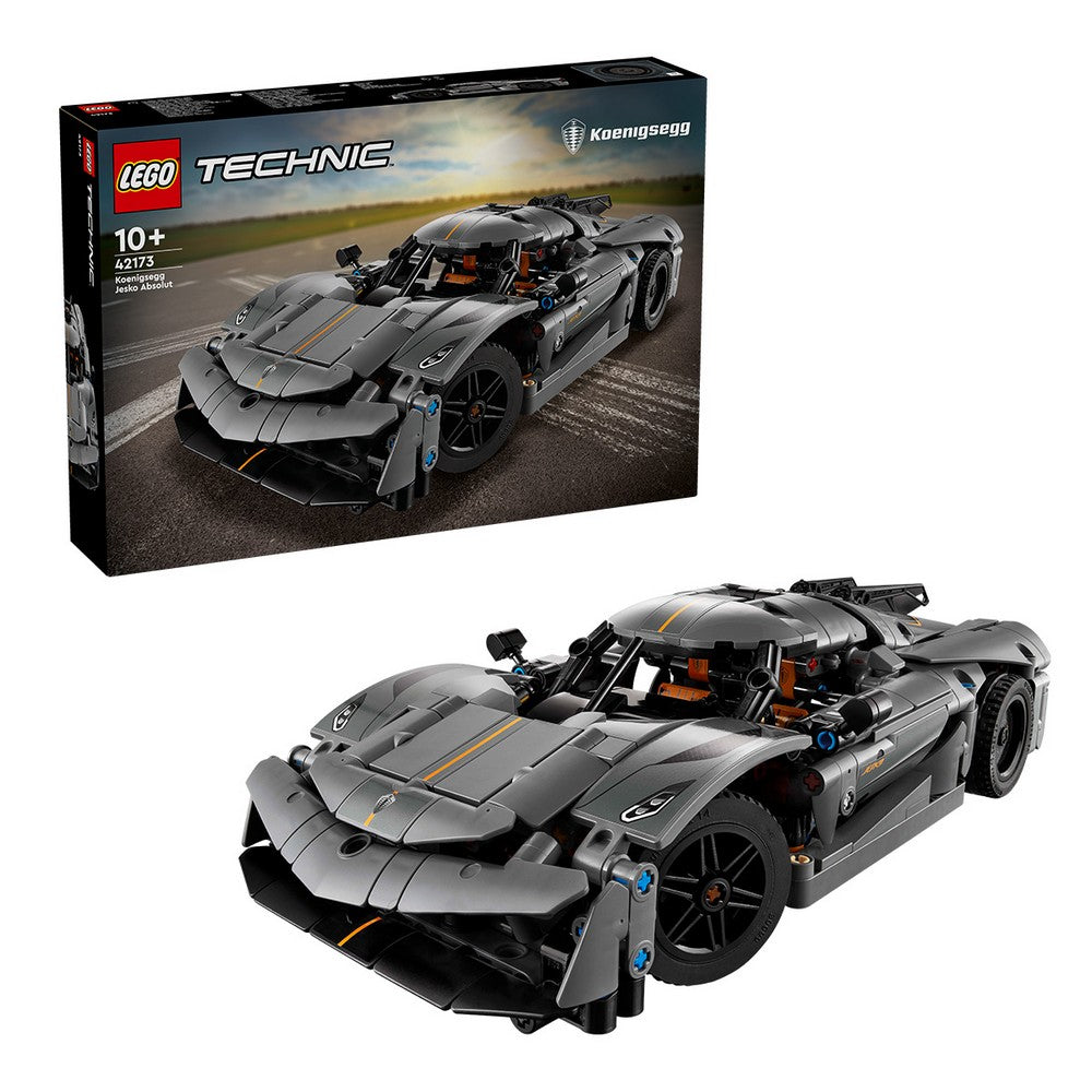 LEGO Technic Koenigsegg Jesko Absolut hipermașină gri 42173