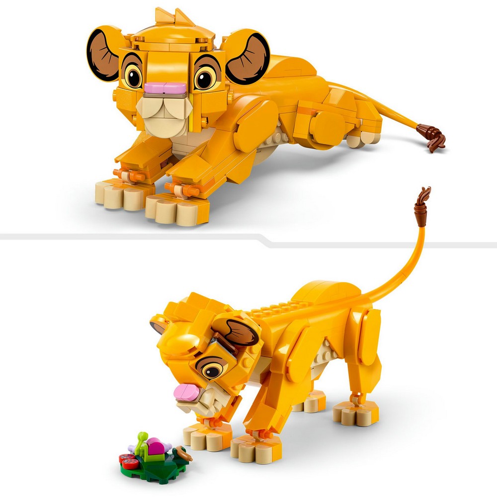 LEGO ǀ Disney Simba, a kis oroszlánkirály - Simba ket kulonbozo pozicioban