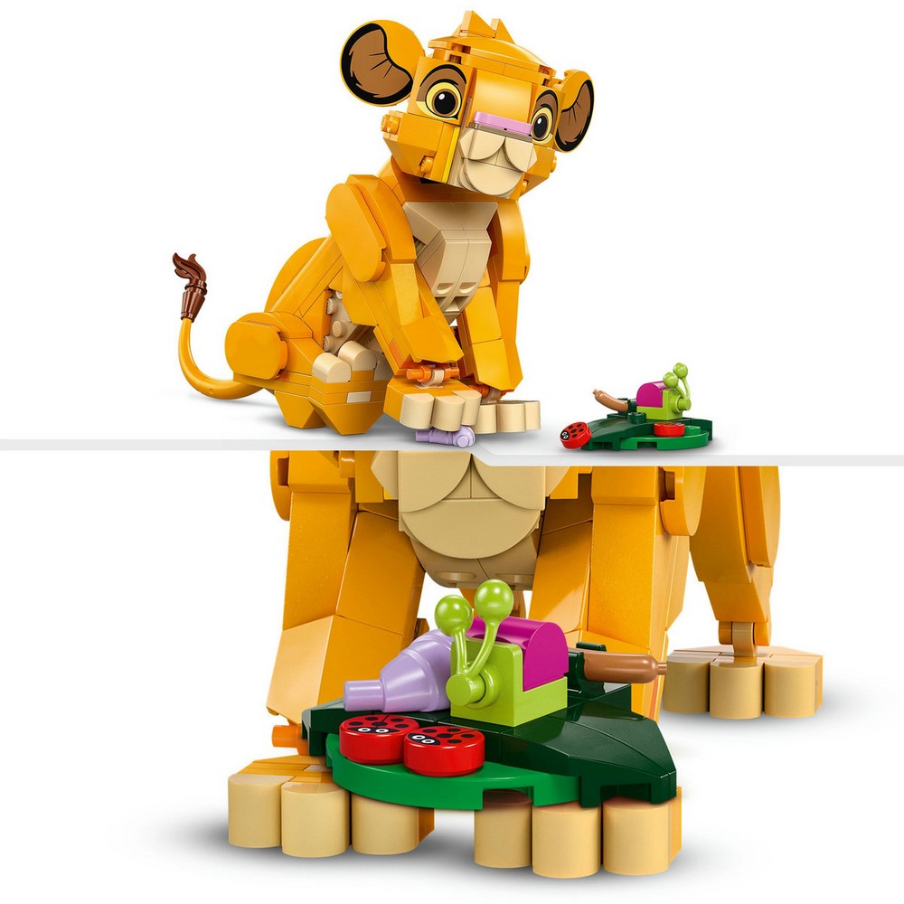 LEGO ǀ Disney Simba, a kis oroszlánkirály - Simba figura es az "eledel" bogarak