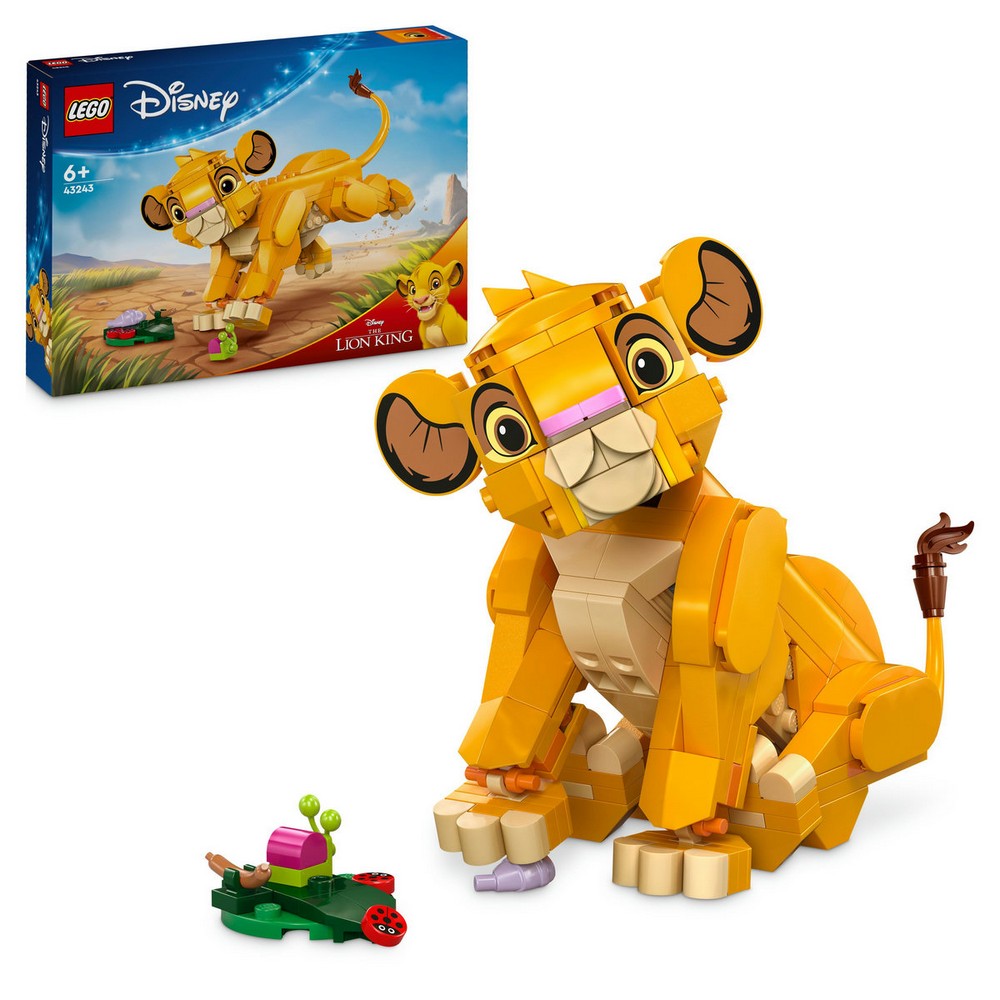 LEGO ǀ Disney Simba, a kis oroszlánkirály - csomagolas es a kis Simba kirakva