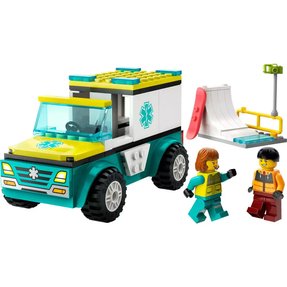 LEGO City Mentőautó és snowboardos 60403