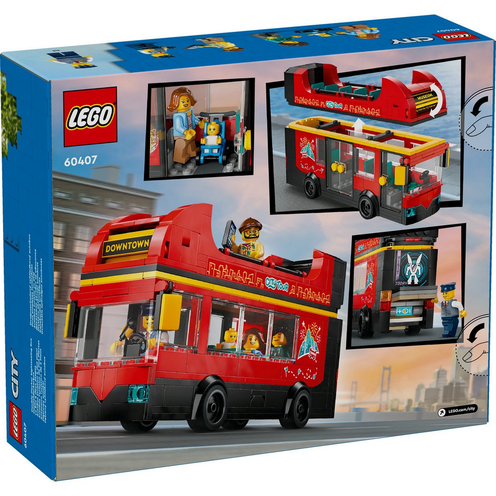 LEGO City Piros emeletes turistabusz 60407