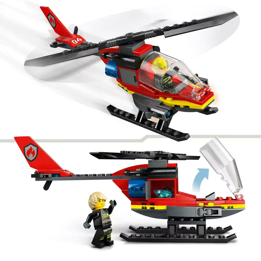 LEGO City Tűzoltó mentőhelikopter 60411