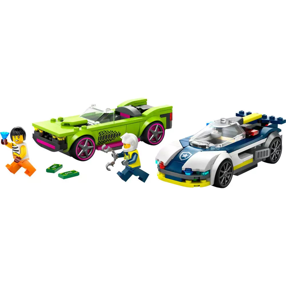 LEGO City Rendőrautó és sportkocsi hajsza 60415