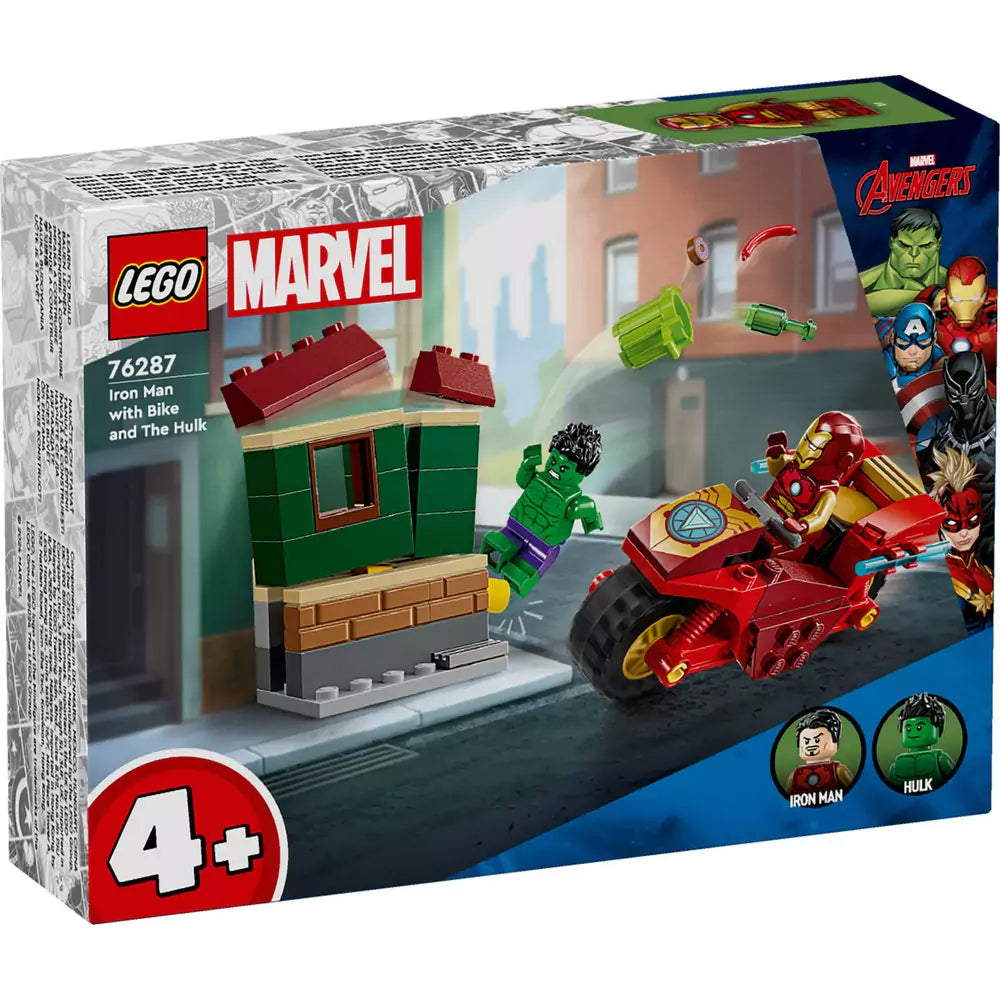 LEGO Marvel Super Heroes Iron Man cu motor și Hulk 76287