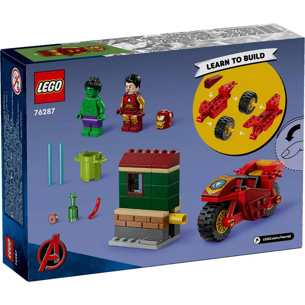 LEGO Marvel Super Heroes Iron Man cu motor și Hulk 76287