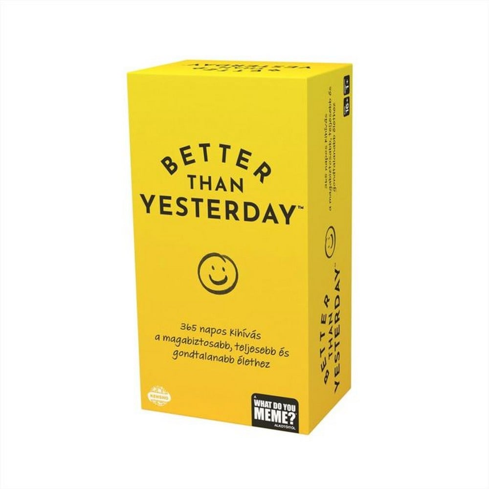 Better Than Yesterday este un joc de masă motivațional în limba maghiară