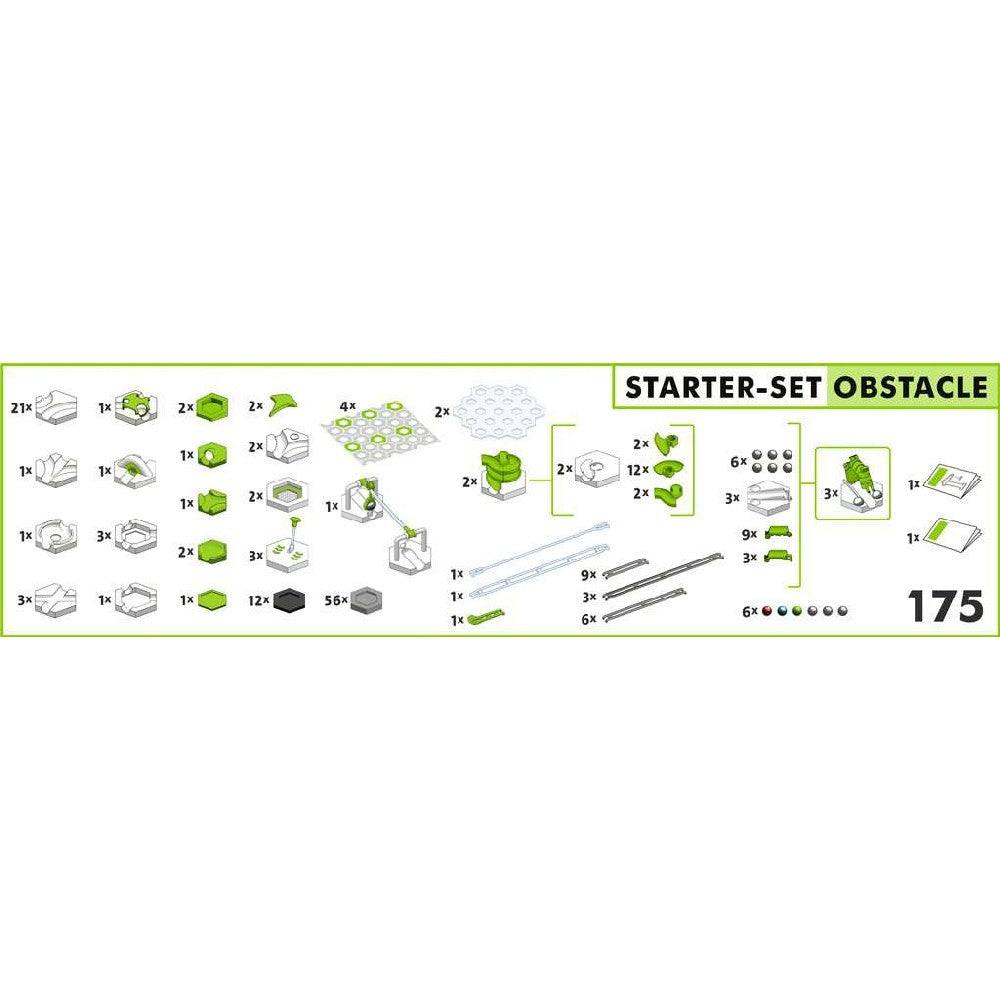 Set de pornire Gravitrax Set de construcție cu bile cu obstacole (competiție cu obstacole) 