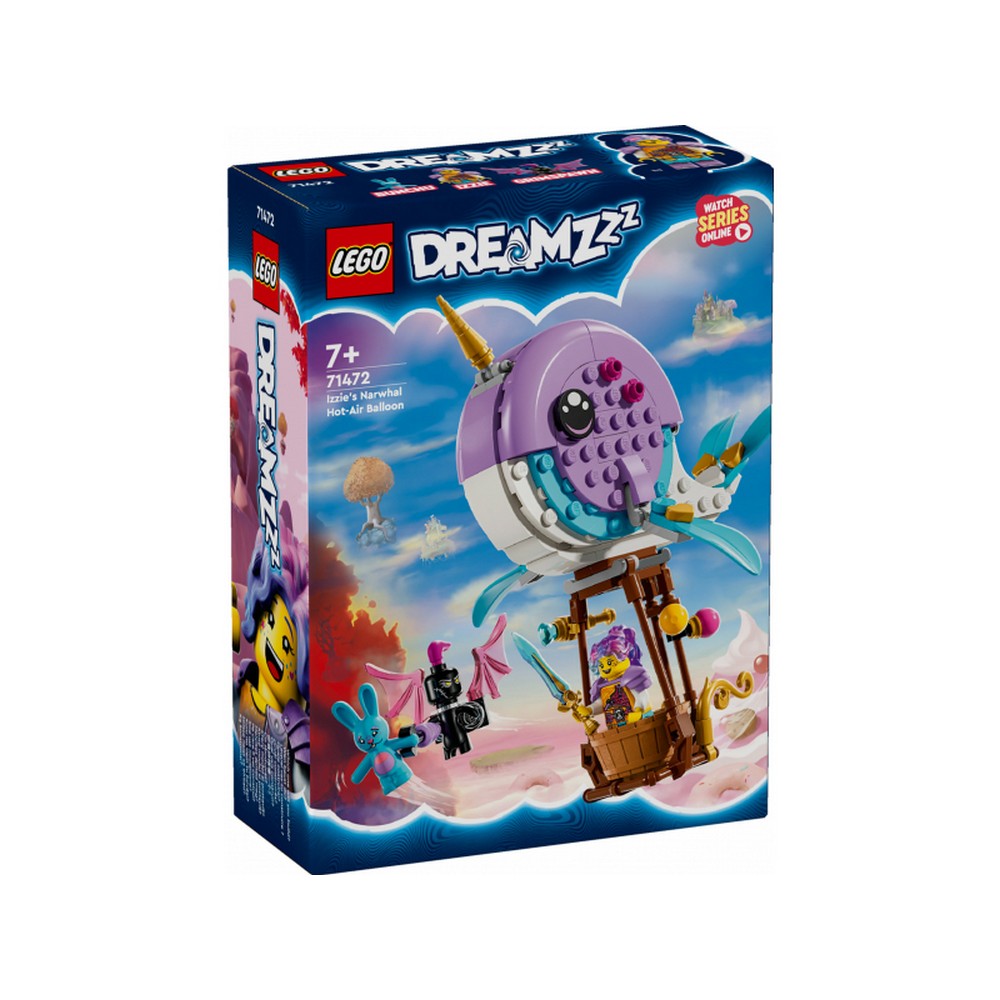 Balonul cu aer cald Narwhal al lui Izzie LEGO DREAMZzz 71472