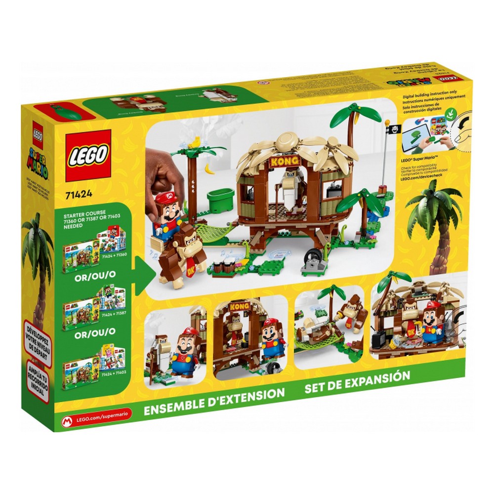 Set de accesorii pentru arborele LEGO® Super Mario Donkey Kong 71424