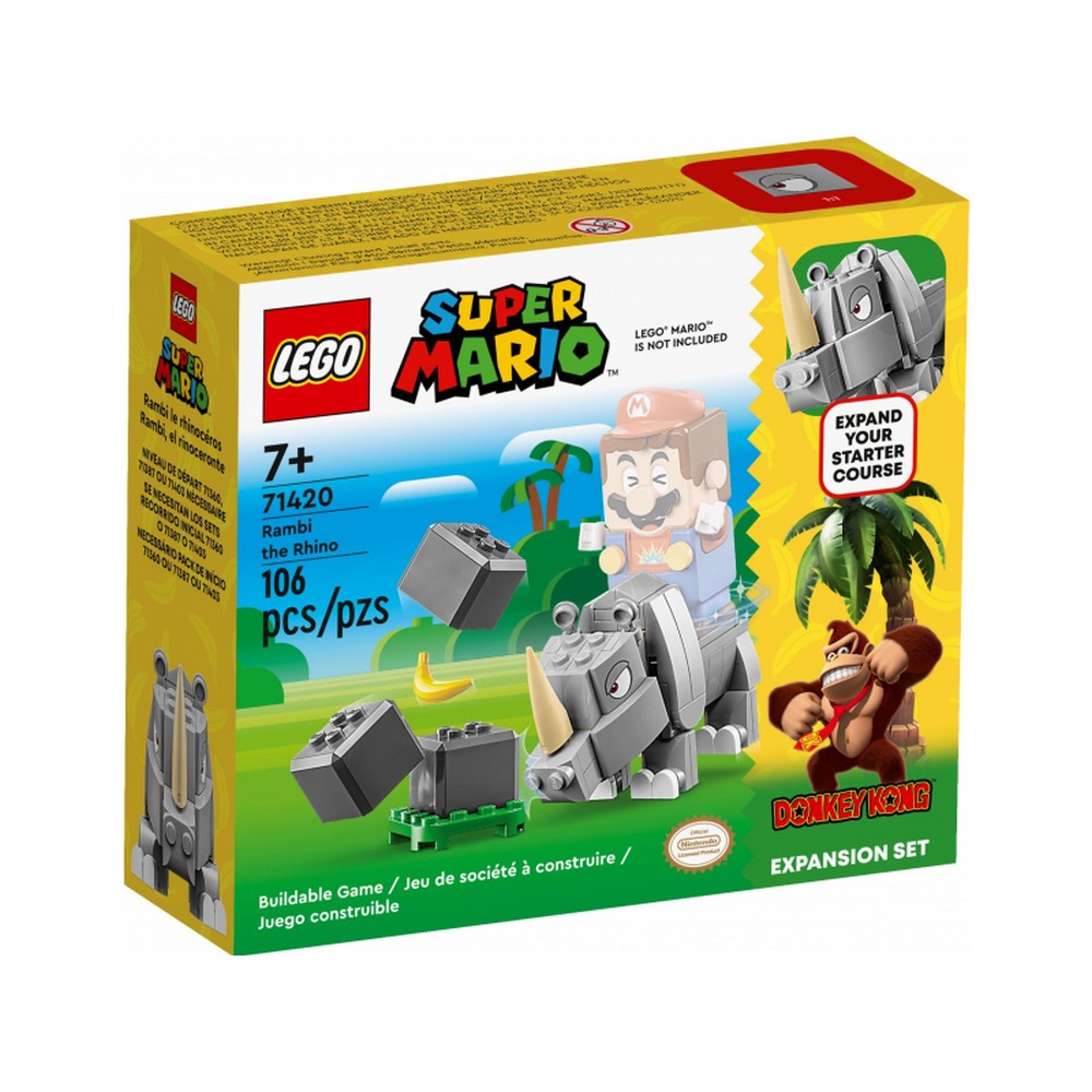 Set suplimentar LEGO Super Mario Rambi Rinocerul 71420