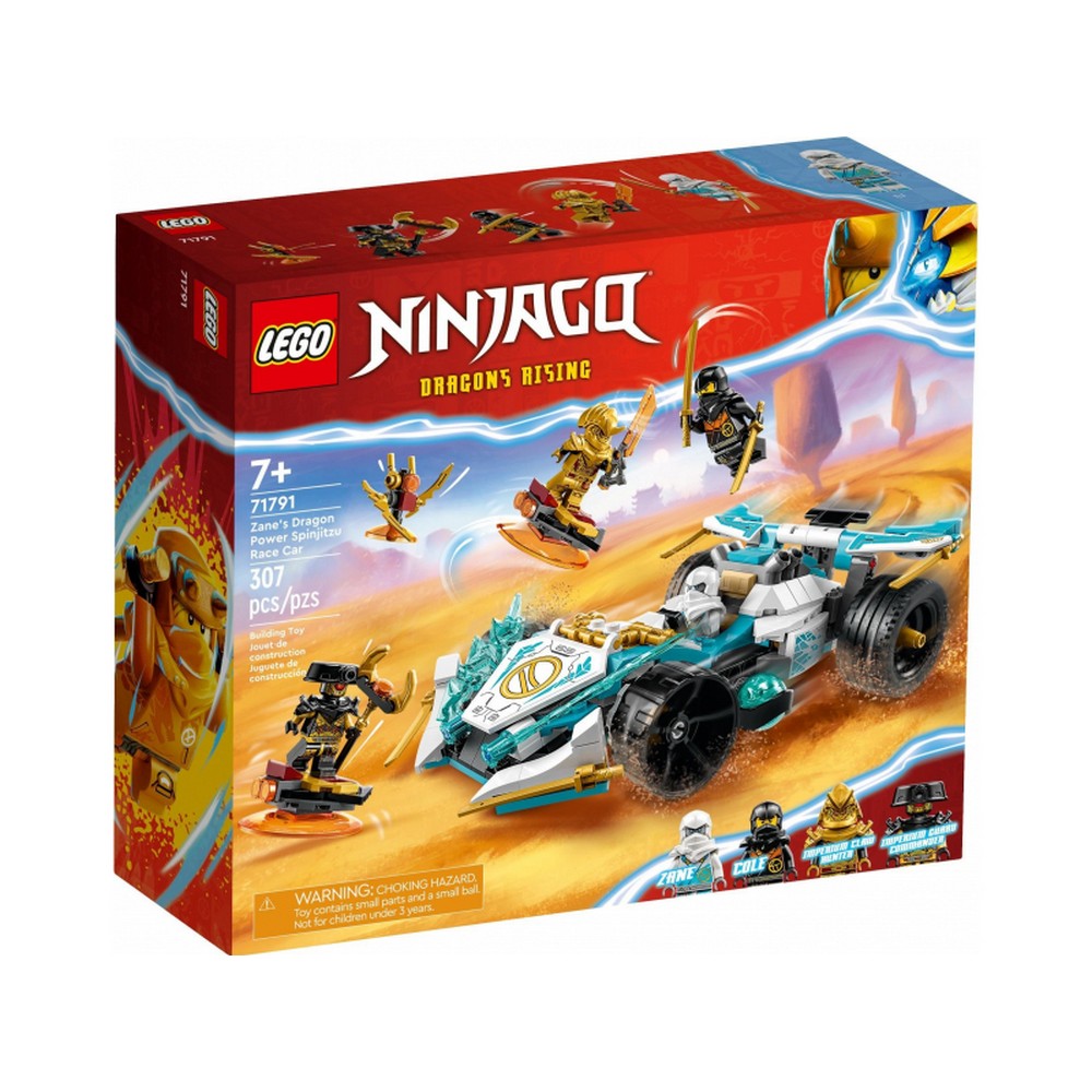 Mașina de curse Spinjitzu a lui Dragon Power LEGO Ninjago Zane 71791