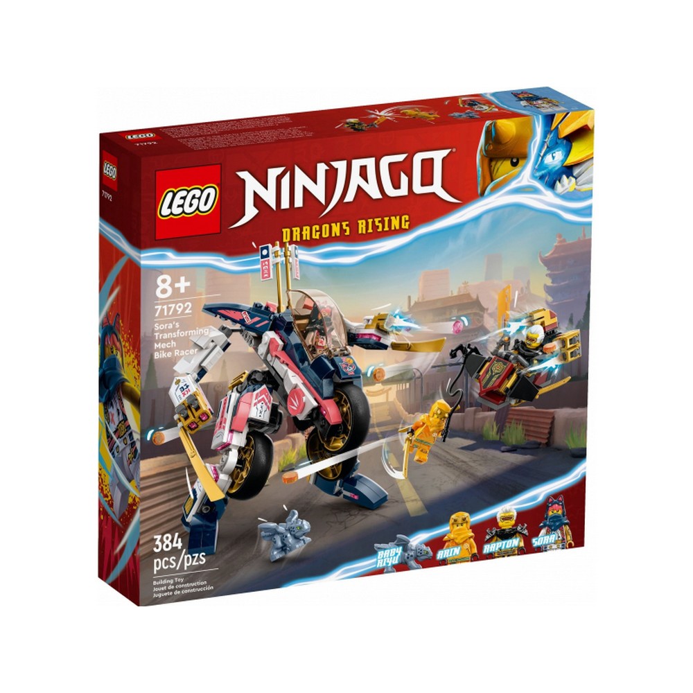 Bicicleta de curse robot transformabilă LEGO Ninjago™ Sora 71792