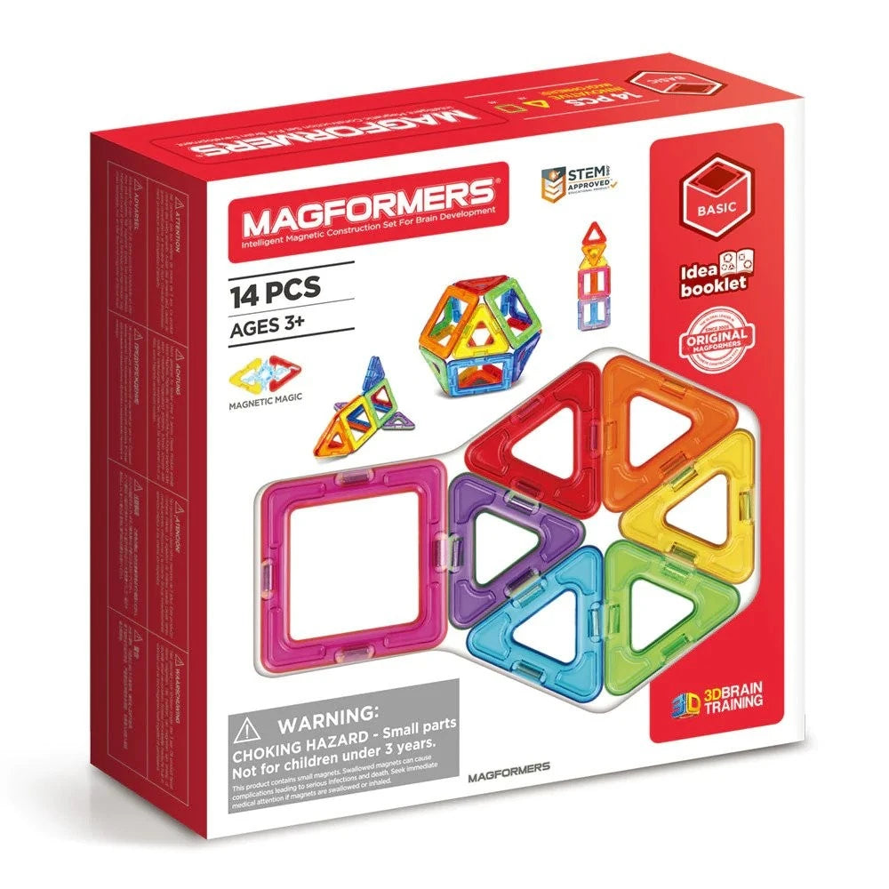 Magformers mágneses építőjáték - 14 darabos készlet  Doboz