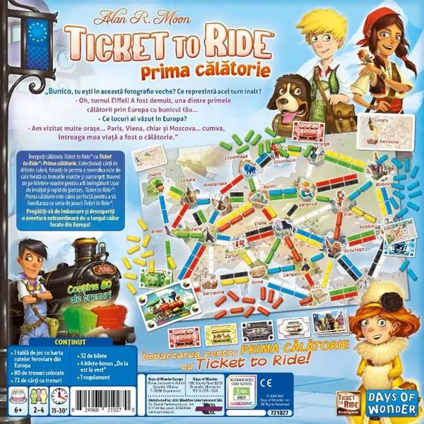 Ticket to Ride, Prima călătorie román nyelvű társasjáték