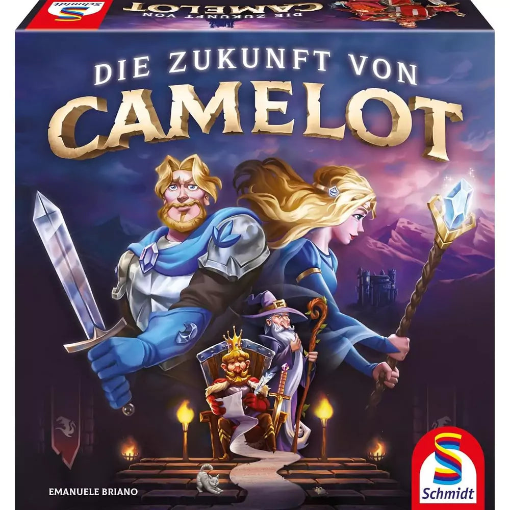 Die Zukunft von Camelot - Német nyelvű társasjáték doboza