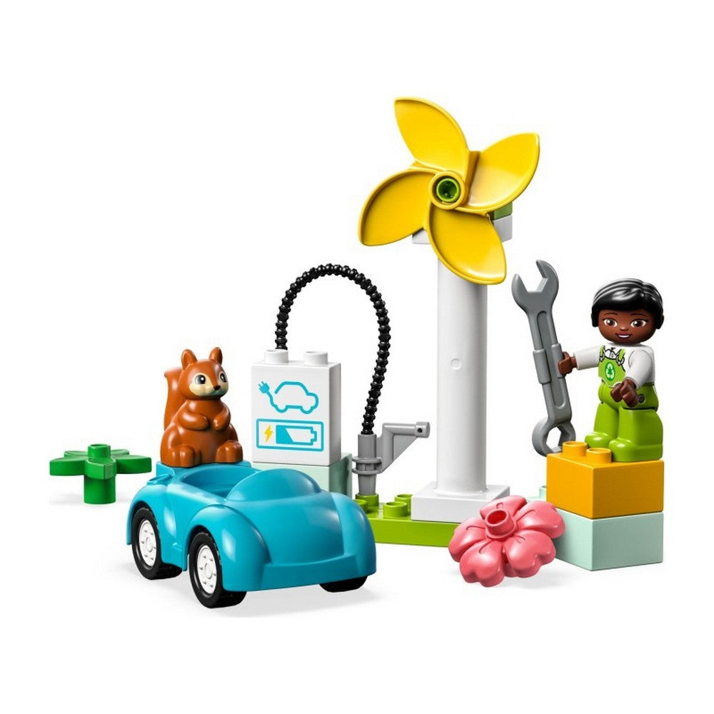 LEGO DUPLO Turbină eoliană și mașină electrică 10985