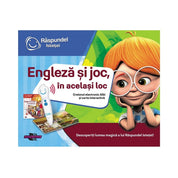 Răspundel Istețel - Set Engleză și joc, în același loc (creion+carte)