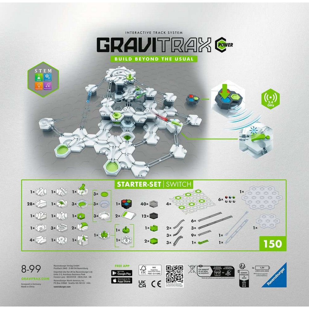 Gravitrax Power - Set de pornire Switch Set de construcție cu bile