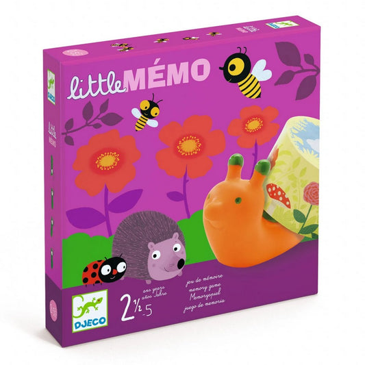 Djeco Little mémo - Egy kis memória társasjáték doboz kinezete