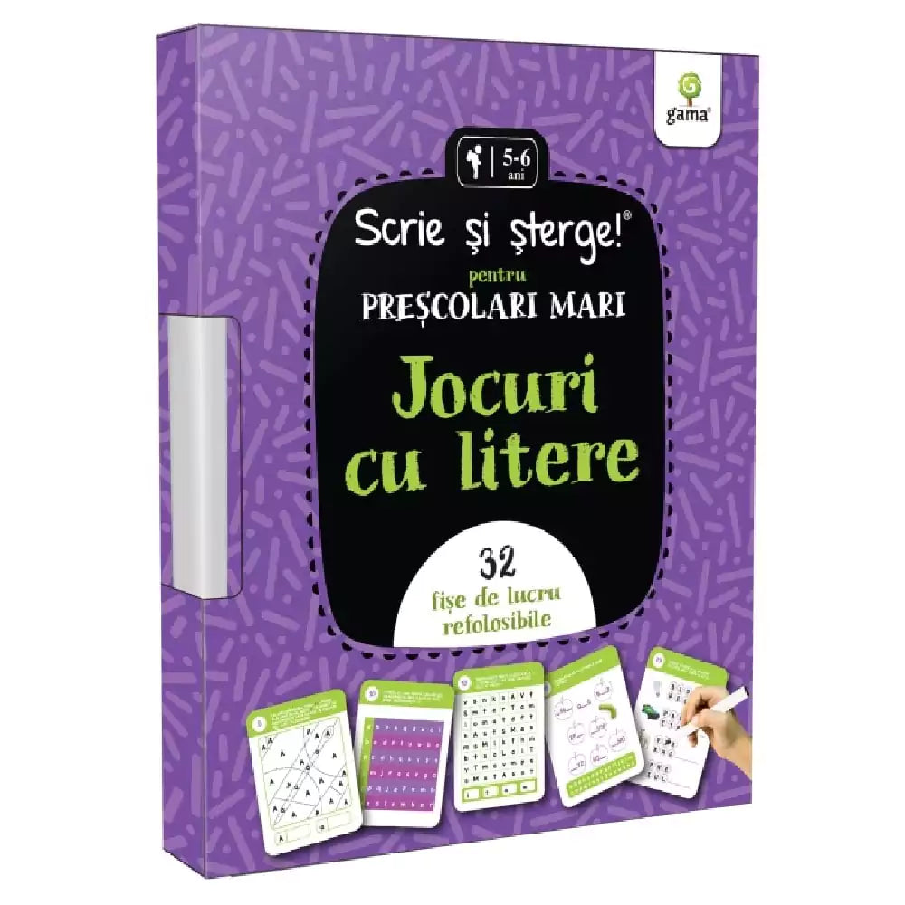 Jocuri cu litere - pentru preșcolari mari joc de societate în limba română