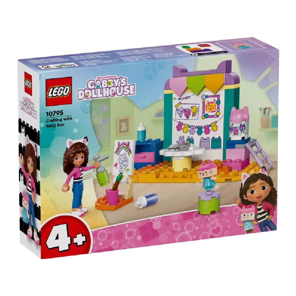 LEGO Gabby s Dollhouse Barkácsolás Pici Dobozzal 10795 Doboz eleje