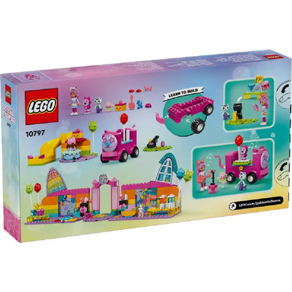 LEGO Gabby s Dollhouse Gabi partiszobája 10797 Doboz háta