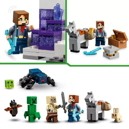 LEGO Minecraft A pusztasági bánya 21263 Figurák