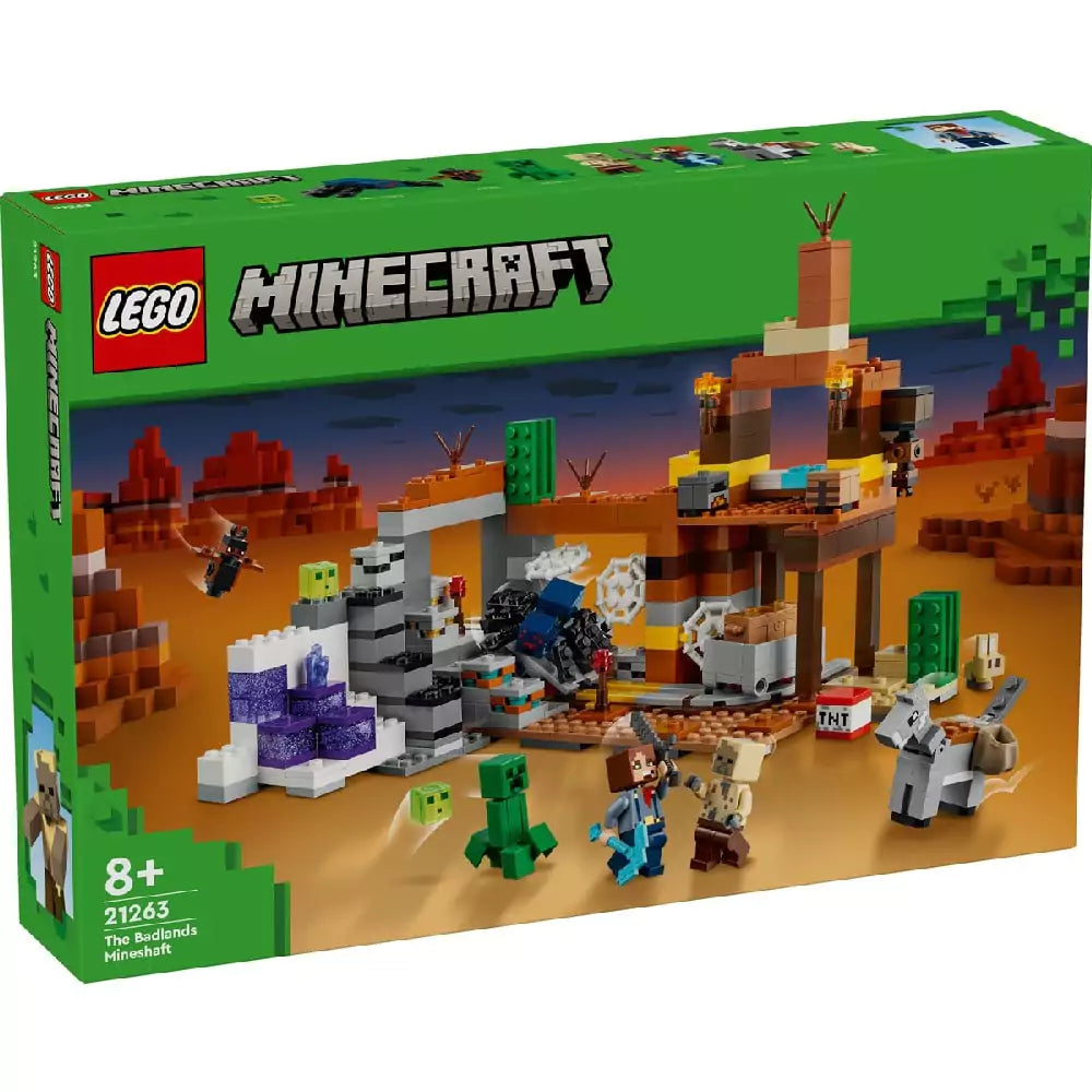 LEGO Minecraft A pusztasági bánya 21263 Doboz eleje