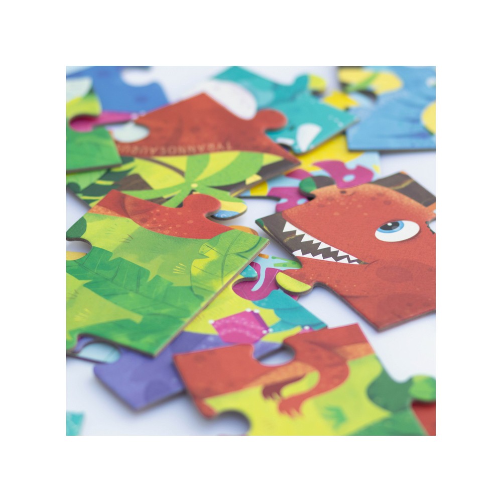 Puzzle lung Dinozaurii 20 piese