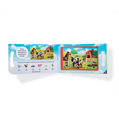 Melissa & Doug, mágneses puzzle, farm