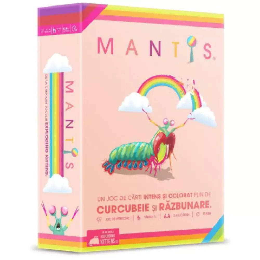 Mantis - román nyelvű társasjáték doboz