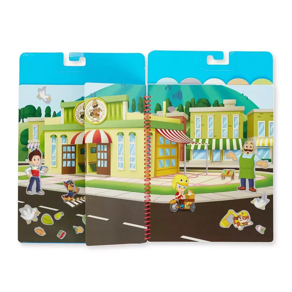 Cartea cu autocolante reutilizabile Melissa &amp; Doug, Paw Patrol - Adventure Bay