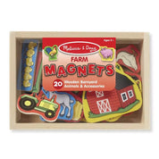 Melissa & Doug Fa készségfejlesztő játék, Mágneses farm készlet doboz