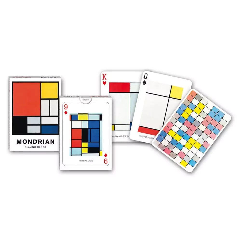 Mondrian 1x55 lapos römi kártya