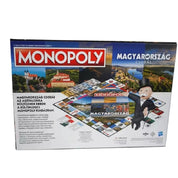 Monopoly: Magyarország csodái társasjáték Doboz háta