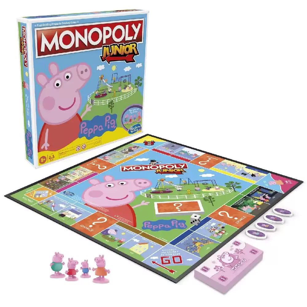 Joc de societate Monopoly Junior Peppa Pig joc de societate în limba română