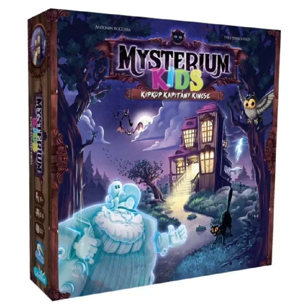 Mysterium Kids: Captain Kipkop's Treasure este un joc de societate în limba maghiară