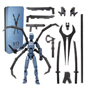 Figura robot 3D R13 - Cobalt Metal Blue Deluxe