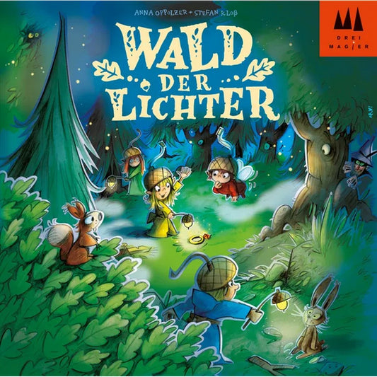 Wald Der Lichter - Fények Erdeje-Német nyelvű társasjáték doboz fedolap