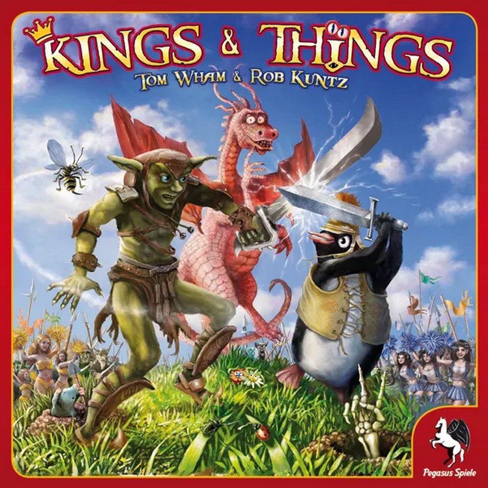 Kings & Things,Angol nyelvű társasjáték(Sérült doboz) doboz elolap