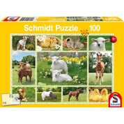 Animale de fermă Puzzle Schmidt de 100 de piese