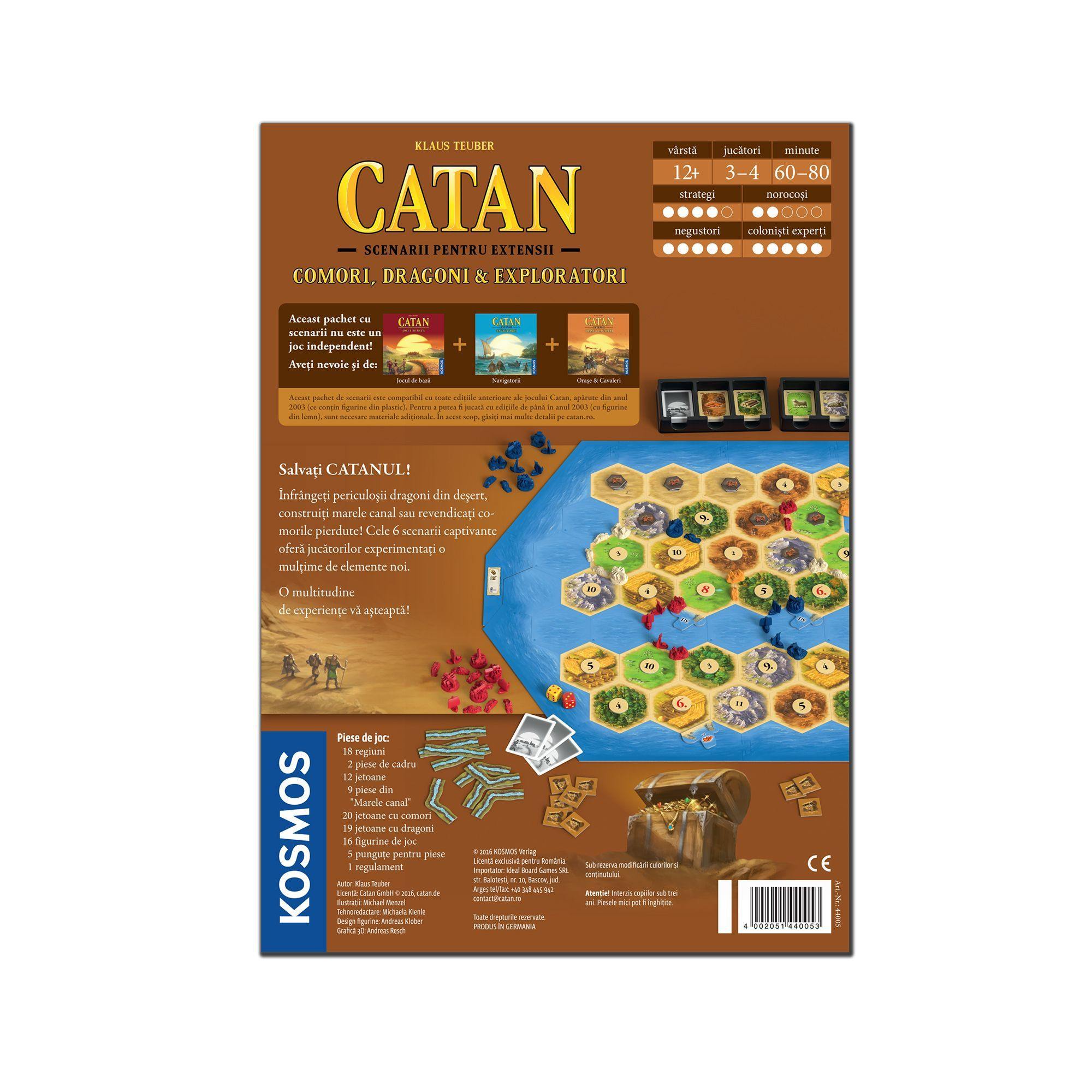 Catan: Comori, Dragoni, Exploratori extensie-Kosmos-2-Jocozaur