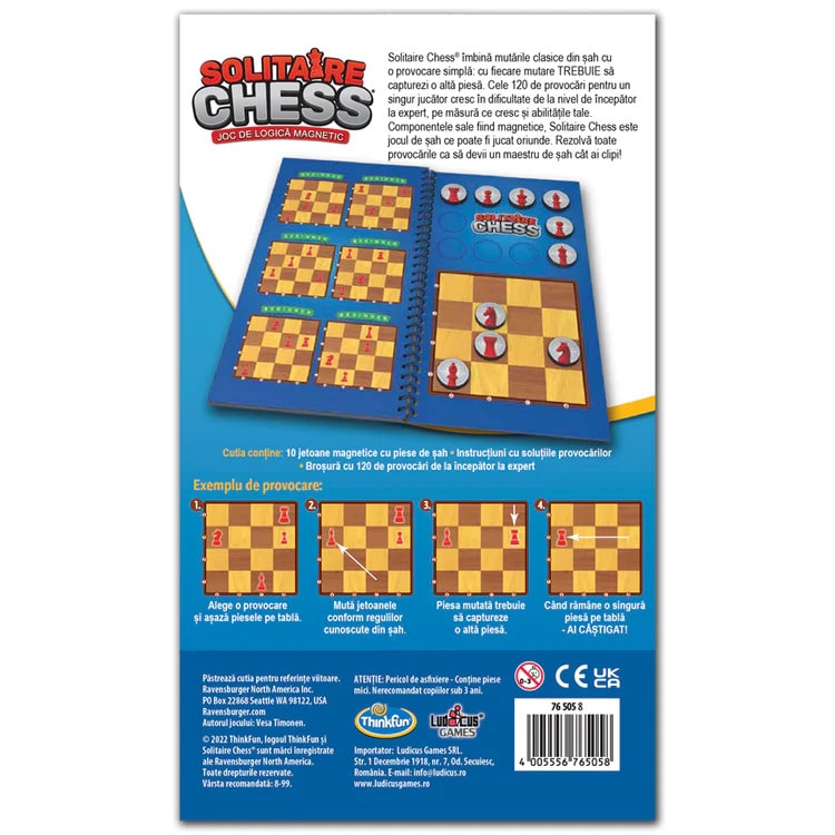 Solitaire Chess magnetic