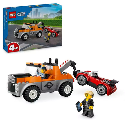 LEGO City Vontató és sportautószerviz 60435