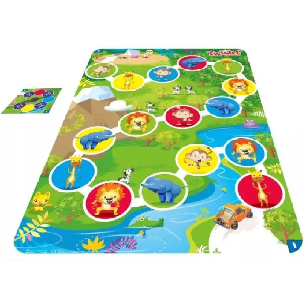 Twister Junior társasjáték doboz tartalma