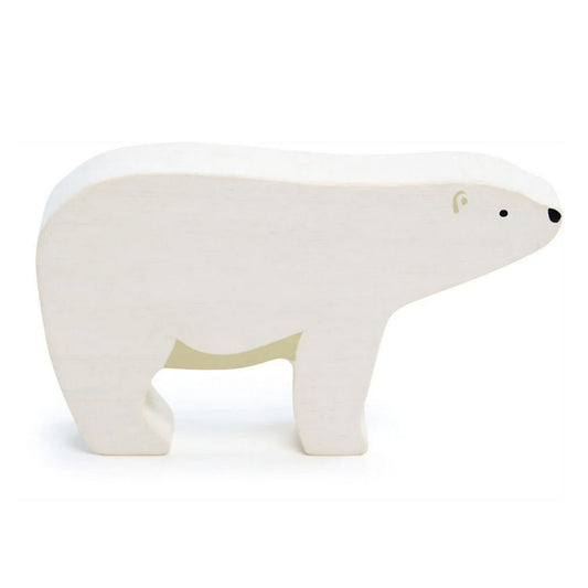 Figurină de urs polar, lemn premium - Urs polar - TL4841